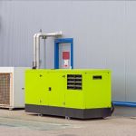 Genset Rumahan Berwarna Hijau